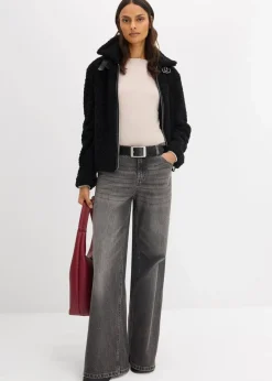 Hot Fellimitat-Jacke aus Teddyfleece Damen Jacken & Mäntel|Nachhaltigere Materialien