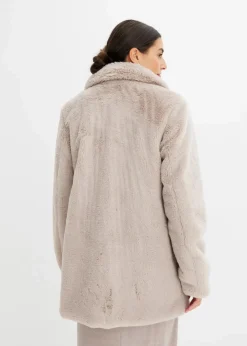Discount Fellimitat-Mantel Damen Bekleidung·Hosen|Jacken & Mäntel