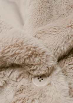 Discount Fellimitat-Mantel Damen Bekleidung·Hosen|Jacken & Mäntel