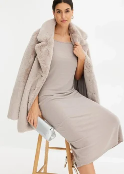 Discount Fellimitat-Mantel Damen Bekleidung·Hosen|Jacken & Mäntel