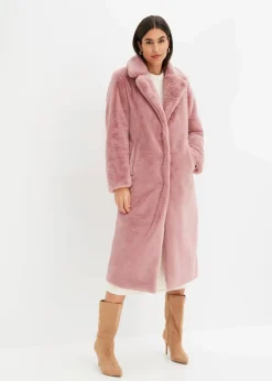 Damen bonprix Bekleidung·Hosen|Jacken & Mäntel|Fellimitat-Mantel