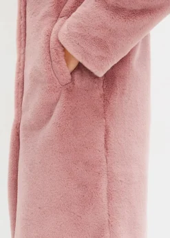 Damen bonprix Bekleidung·Hosen|Jacken & Mäntel|Fellimitat-Mantel