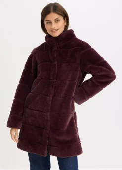 Outlet Fellimitat-Mantel Damen Jacken & Mäntel|Bekleidung·Hosen
