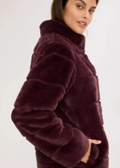 Outlet Fellimitat-Mantel Damen Jacken & Mäntel|Bekleidung·Hosen