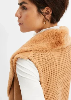Damen bonprix Bekleidung·Hosen|Jacken & Mäntel|Fellimitat-Weste