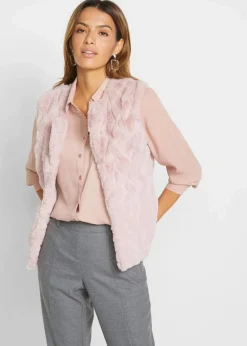 Discount Fellimitat-Weste Damen Jacken & Mäntel|Bekleidung·Hosen