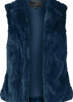 Discount Fellimitat-Weste Damen Bekleidung·Hosen|Jacken & Mäntel