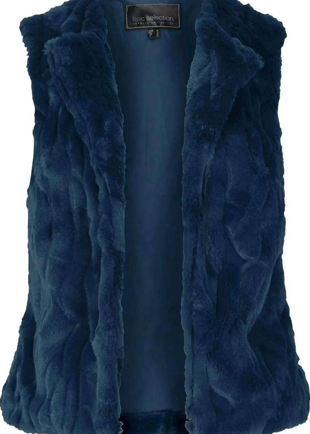 Discount Fellimitat-Weste Damen Bekleidung·Hosen|Jacken & Mäntel