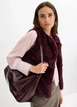 Damen bonprix Jacken & Mäntel|Bekleidung·Hosen|Fellimitat-Weste