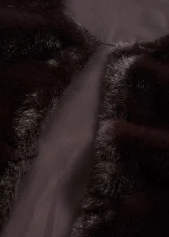 Fellimitat-Weste Damen Jacken & Mäntel|Bekleidung·Hosen