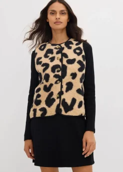 Hot Fellimitat-Weste Damen Bekleidung·Hosen|Bekleidung·Blusen & Tuniken