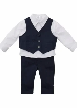 Clearance Festliches 3-teiliges Set aus reiner Baumwolle (3-tlg. Set) Kinder Hosen & Leggings|Shirts & Pullover