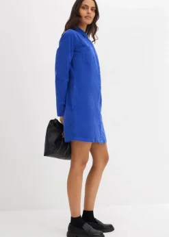 Damen bonprix Bekleidung·Pullover & Strickjacken|Nachhaltigere Materialien|Figurbetontes Cordkleid