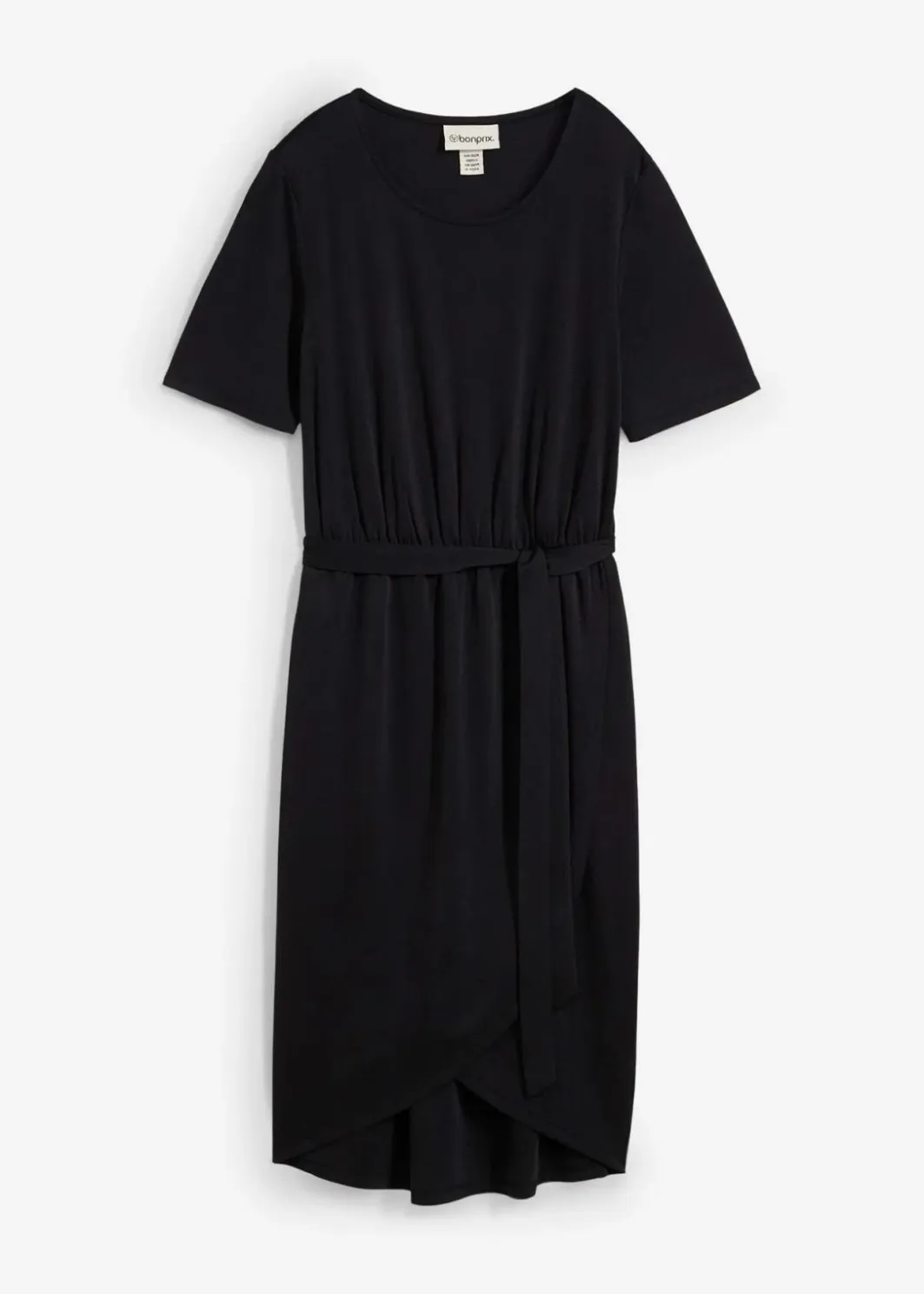 Online figurbetontes Jerseykleid aus softem Viskose-Mix Damen Bekleidung·Pullover & Strickjacken|Kleider