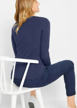 Online Figurbetontes Langarmshirt Damen Shirts & Tops|Basics