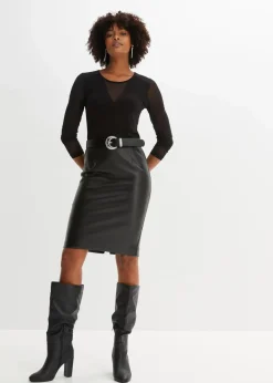 Online Figurbetontes Langarmshirt Damen Shirts & Tops