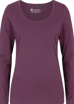 Sale Figurbetontes Langarmshirt Damen Shirts & Tops|Basics