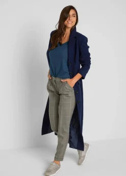Damen bonprix Shirts & Tops|Basics|Figurbetontes Langarmshirt (2er Pack)