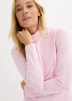Sale Figurbetontes Langarmshirt Damen Shirts & Tops|Basics
