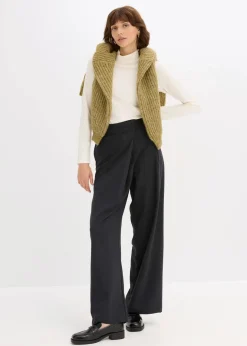 Damen bonprix Bekleidung·Röcke|Nachhaltigere Materialien|Figurbetontes Langarmshirt