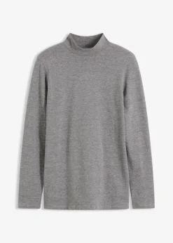 Damen bonprix Shirts & Tops|Basics|Figurbetontes Langarmshirt