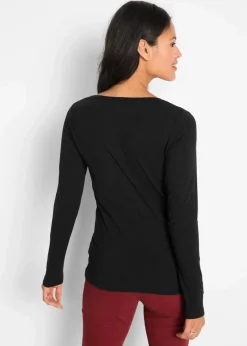 Damen bonprix Bekleidung·Röcke|Basics|Figurbetontes Langarmshirt