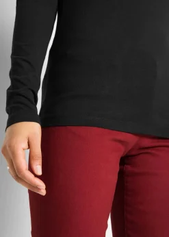 Damen bonprix Bekleidung·Röcke|Basics|Figurbetontes Langarmshirt
