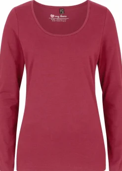 New Figurbetontes Langarmshirt Damen Shirts & Tops|Basics