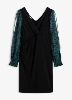 Outlet Figurbetontes Minikleid mit Cut-Outs an den Ärmeln Damen Bekleidung·Pullover & Strickjacken|Kleider