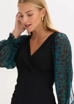 Outlet Figurbetontes Minikleid mit Cut-Outs an den Ärmeln Damen Bekleidung·Pullover & Strickjacken|Kleider
