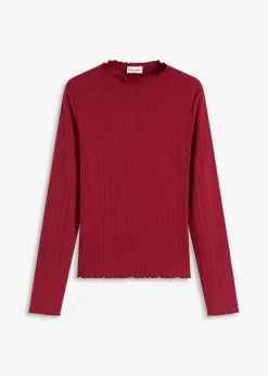 Damen bonprix Shirts & Tops|Figurbetontes Rippshirt