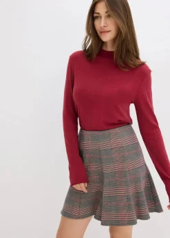 Damen bonprix Shirts & Tops|Figurbetontes Rippshirt