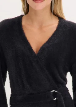 Discount Figurbetontes Strickkleid mit Accessoire Damen Bekleidung·Umstandsmode|Bekleidung·Pullover & Strickjacken