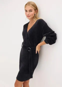 Discount Figurbetontes Strickkleid mit Accessoire Damen Bekleidung·Umstandsmode|Bekleidung·Pullover & Strickjacken
