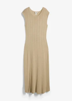 Sale Figurbetontes Strickkleid aus Viskose-Mix Damen Strickmode|Kleider