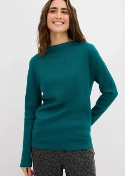 Damen bonprix Strickmode|Nachhaltigere Materialien|Figurbetontes Strickshirt