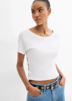 Figurbetontes T-Shirt aus reiner Bio-Baumwolle Damen Shirts & Tops|Nachhaltigere Materialien