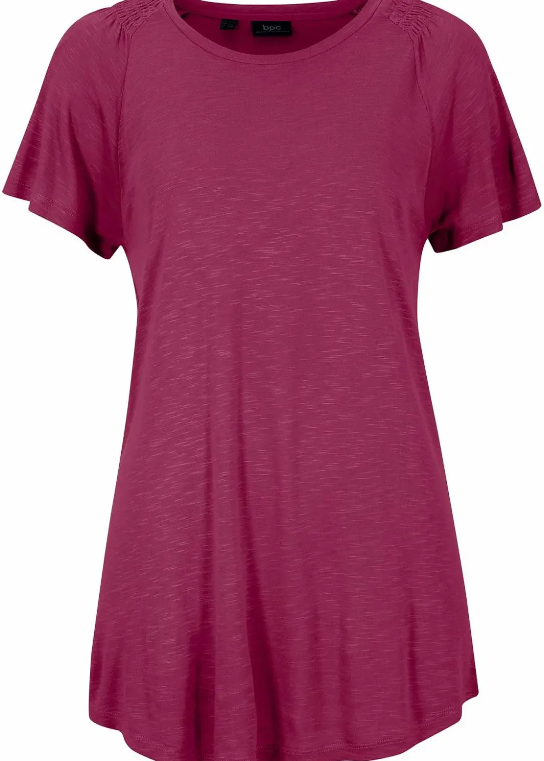 Damen bonprix Shirts & Tops|Nachhaltigere Materialien|Flammgarn-Shirt mit Flügelärmeln