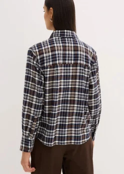 Clearance Flanell-Hemd aus reiner Baumwolle Damen Blusen & Tuniken|Bekleidung·Jacken & Mäntel