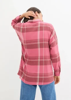 Online Flanellhemd aus reiner Baumwolle Damen Bekleidung·Jacken & Mäntel|Blusen & Tuniken