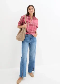 Online Flanellhemd aus reiner Baumwolle Damen Bekleidung·Jacken & Mäntel|Blusen & Tuniken