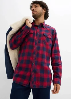 Sale Flanellhemd aus reiner Baumwolle Herren Hemden|Große Größen