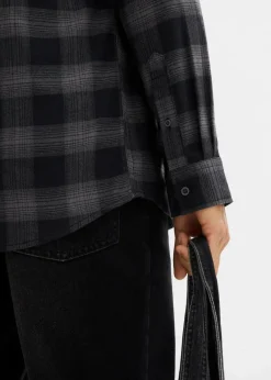 Clearance Flanellhemd aus reiner Baumwolle Herren Hemden|Große Größen