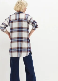Hot Flanellhemd aus reiner Baumwolle Damen Blusen & Tuniken|Bekleidung·Jacken & Mäntel