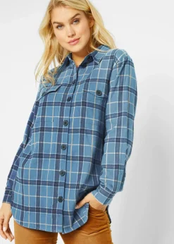 Online Flanellhemd, extra warm Damen Bekleidung·Jacken & Mäntel|Blusen & Tuniken