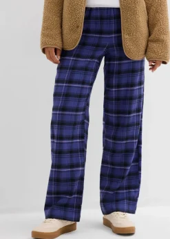 Damen bonprix Bekleidung·Kleider|Hosen|Flanellhose aus reiner Bio-Baumwolle