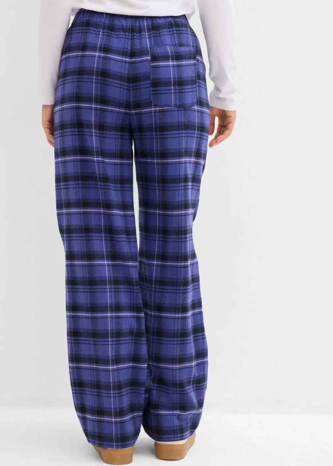 Damen bonprix Bekleidung·Kleider|Hosen|Flanellhose aus reiner Bio-Baumwolle