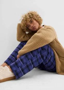 Damen bonprix Bekleidung·Kleider|Hosen|Flanellhose aus reiner Bio-Baumwolle