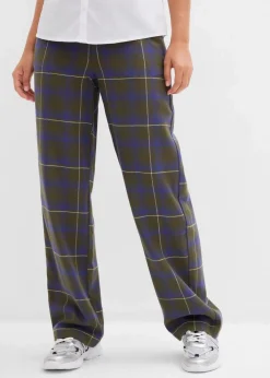 Damen bonprix Hosen|Bekleidung·Kleider|Flanellhose aus reiner Bio-Baumwolle