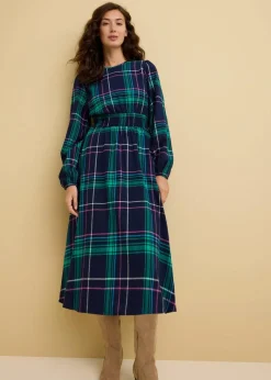 Online Flanellkleid aus reiner Baumwolle Damen Bekleidung·Pullover & Strickjacken|Nachhaltigere Materialien